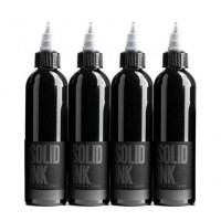 Тату краска Solid Ink BLACK LABEL Grey Wash Set 